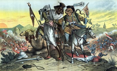 彼ら自身への驚き、1885 作： Bernard Gillam